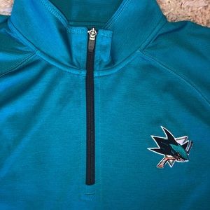 Official NHL San Jose Sharks 1/4 Zip